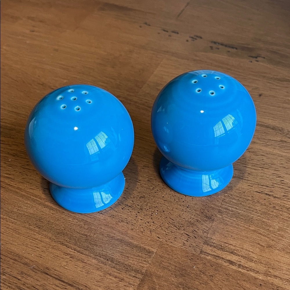 Vintage Fiestaware Ceramic Salt and Pepper Shakers-Discontinued Color!